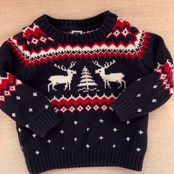 Janie and Jack Christmas Sweater 12-18 months - Picture 1 of 3